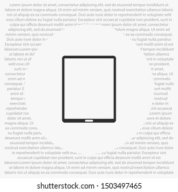 phone icon,vector illustration . Lorem Ipsum Illustration design