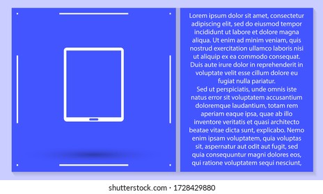 icono de teléfono,ilustración vectorial. Lorem Ipsum Diseño de ilustración