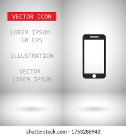 Telefonsymbol, Vektorgrafik. Lorem-Ipsum-Illustrationsdesign