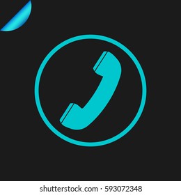 phone iicon illustration isolated vector sign symbo