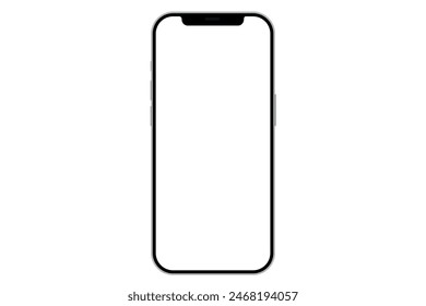 a phone iphone in a transparent background in vector format