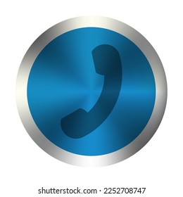 Teléfono Icono de Web móvil plano aislado, vector, signo, símbolo, botón, elemento, silueta