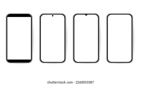 Phone  isolated on white  background ,  Flat Modern design , Illustration Vector  EPS 10