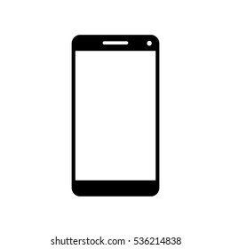 Phone isolated on white background . Vector design
