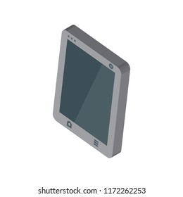 Phone isometric left top view 3D icon