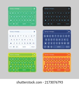 Phone keyboard UI interface design