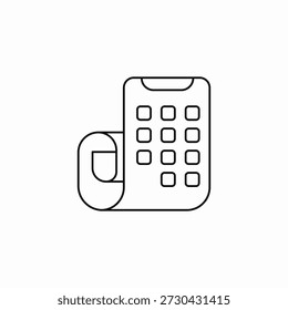 Telefon mit Tastatur Symbol Zeichen Vektor