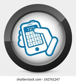Phone keypad numbers