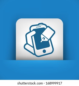 Phone label icon