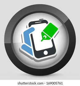 Phone label icon