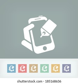 Phone label icon