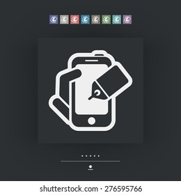 Phone label icon