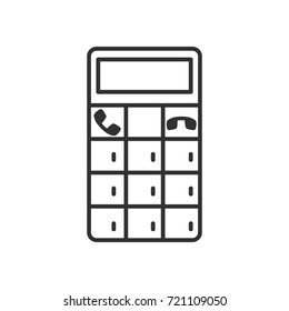 Phone with large buttons.