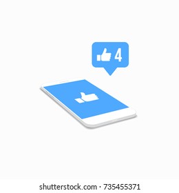 Phone Likes Icon