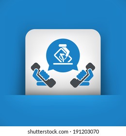 Phone line for elections