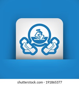 Phone line for elections