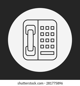 phone line icon