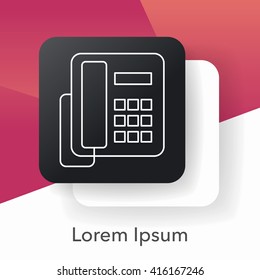 phone line icon