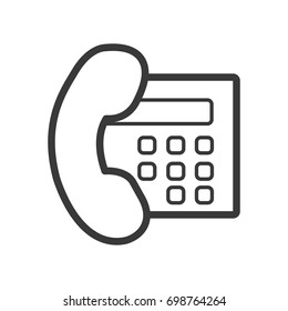 Phone line icon  