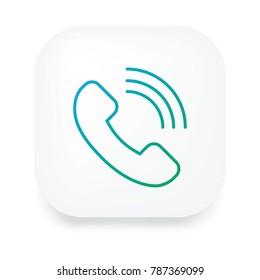 Phone line icon
