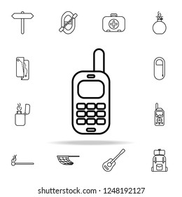 phone line icon. camping icons universal set for web and mobile