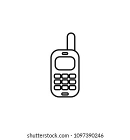 phone line icon. Element of camping icon for mobile concept and web apps. Thin line phone icon can be used for web and mobile