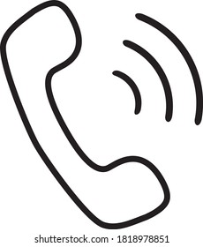 Phone line icon. Vector illustration 