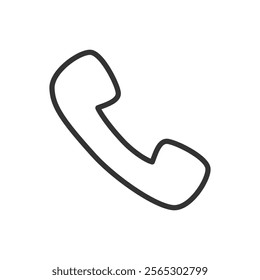 Phone line icon. Vector illustration