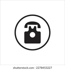 icono de vector nuevo de línea telefónica