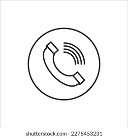 phone line new vector icon