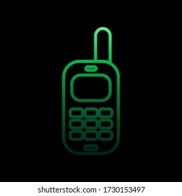 icono nolan de la línea telefónica. Línea delgada simple, contorno vector de los iconos de acampada para ui y ux, sitio web o aplicación móvil