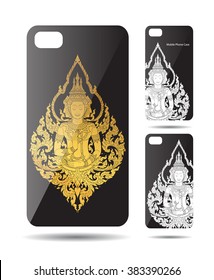Phone line thai cover vector illustration