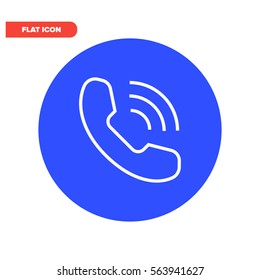 phone line vector icon