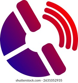 Línea de teléfono Vector Icon Design