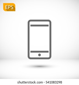 Phone, linear icon. One of a set of linear web icons