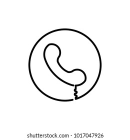 Phone Lineart Logo
