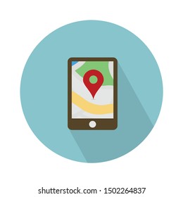 phone location icon - From Map, Navigation, and Location Icons set