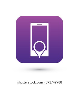 Phone and Location Marker Icon