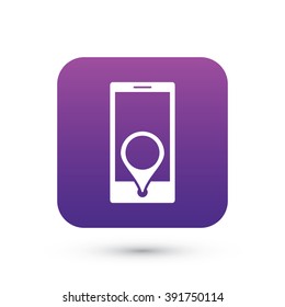 Phone and Location Marker Icon