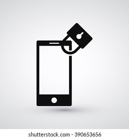 Phone and Lock Icon