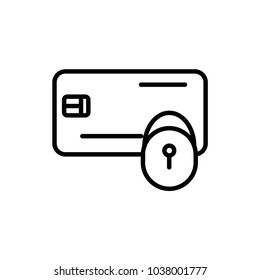 Phone lock icon vector