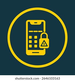 Bloqueio de telefone moda vetor arte design magnífico design incrível colorido útil illustration.eps