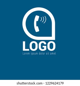 Phone logo concept. Designed for your web site design, logo, app, UI
