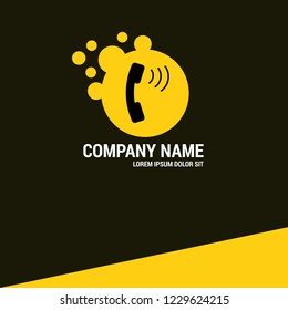 Phone logo concept. Designed for your web site design, logo, app, UI