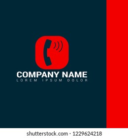 Phone logo concept. Designed for your web site design, logo, app, UI