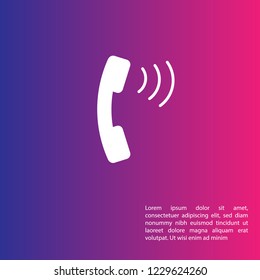 Phone logo concept. Designed for your web site design, logo, app, UI