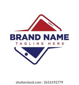 phone logo designs concept vector
