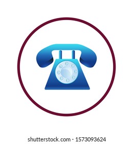 phone logo icon template design
