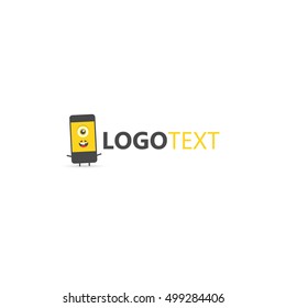 Phone logo, Smart phone, monster vector 