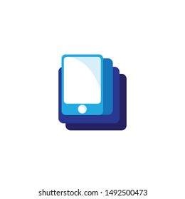 Phone logo template vector icon design